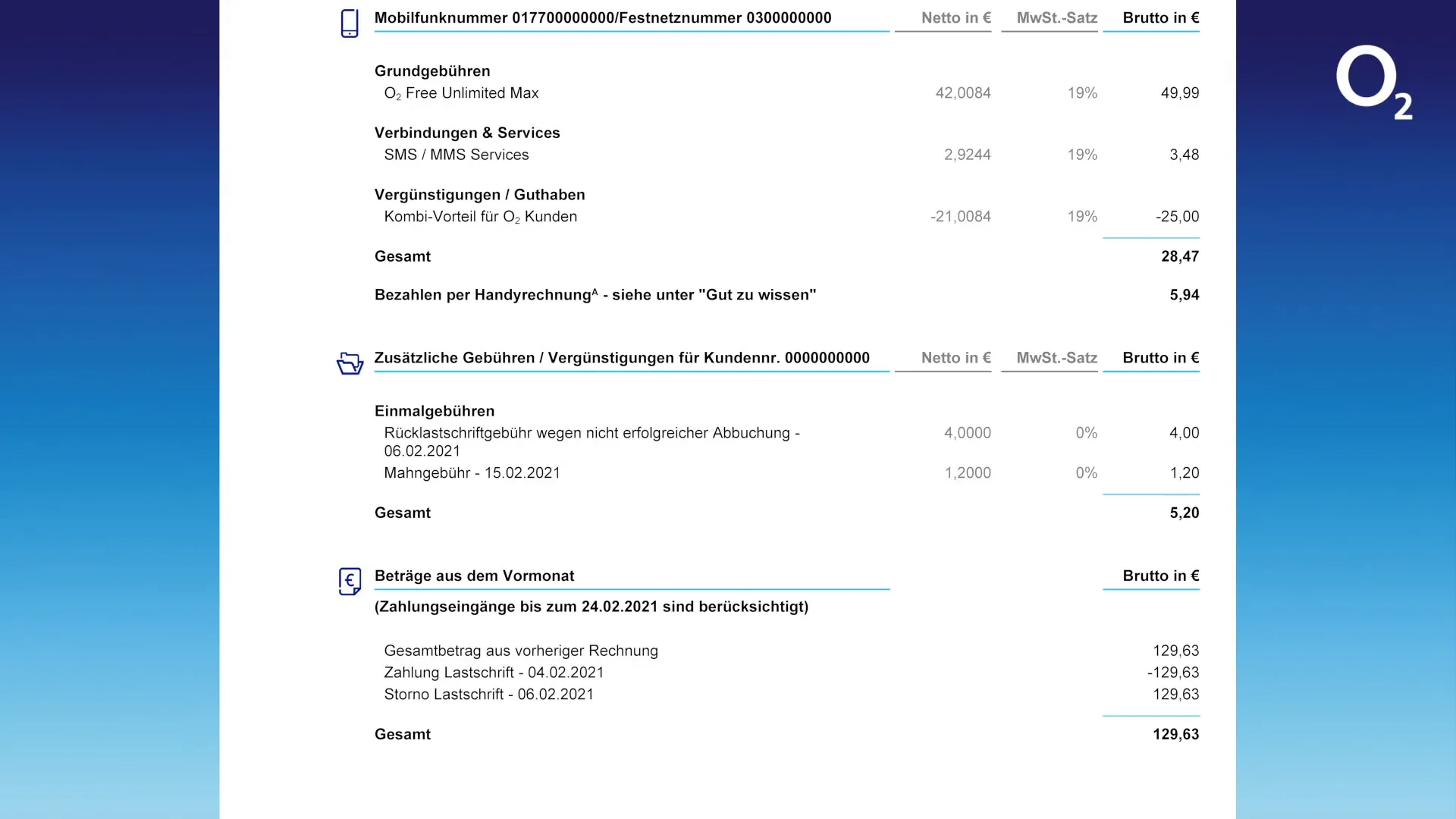 Differenzbeträge
