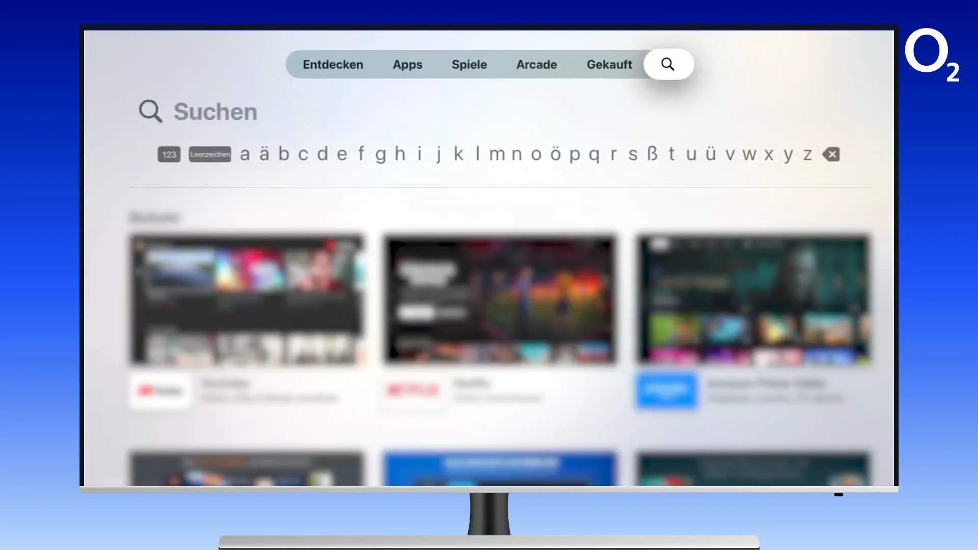 Suchfeld im App Store