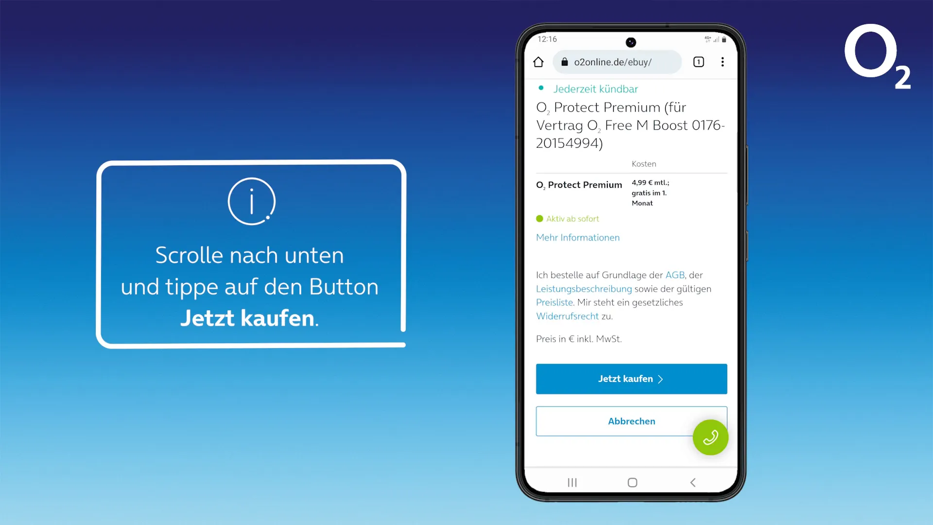 Schaltfläche Jetzt kaufen