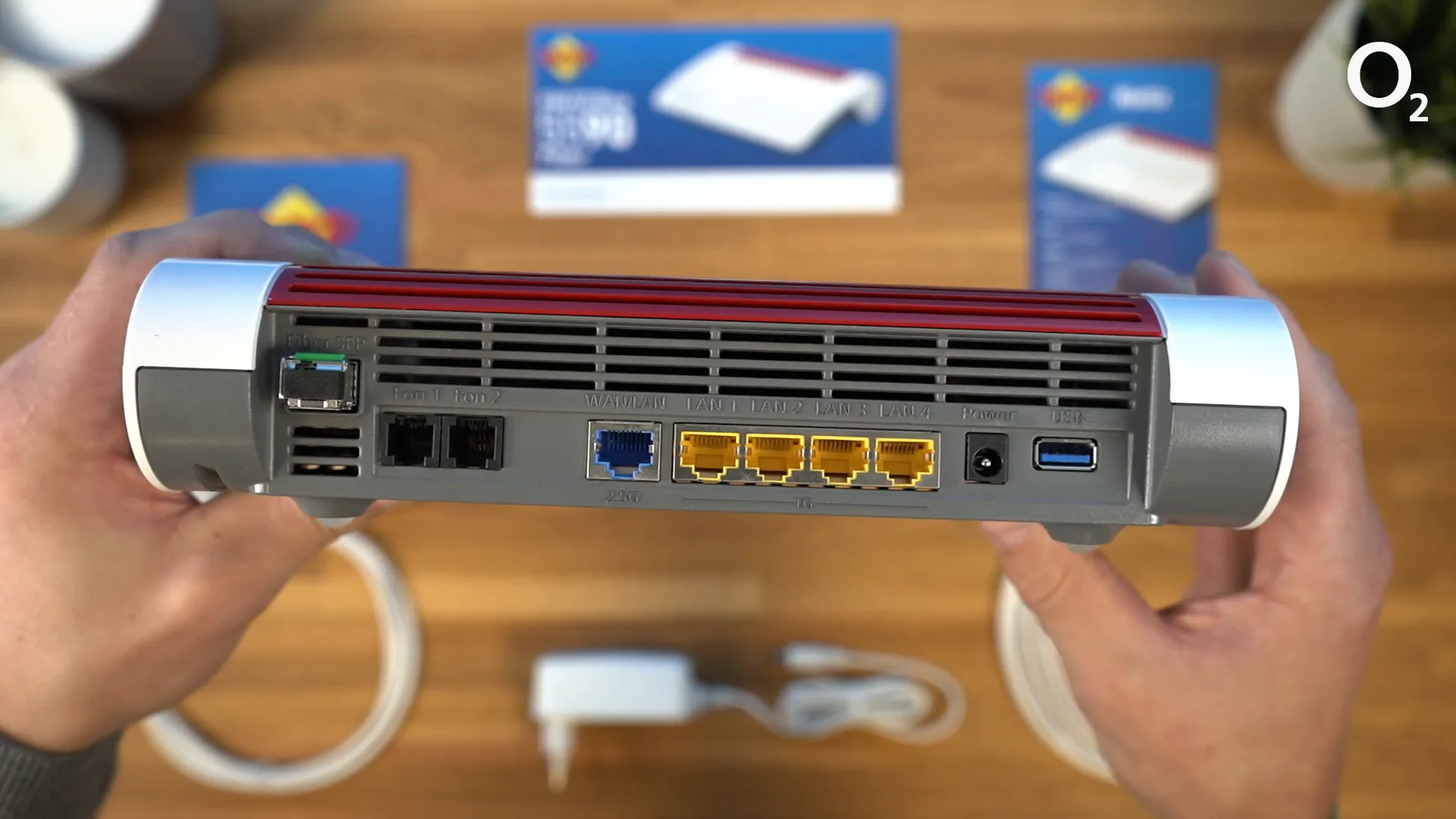 Anschließen eines LAN-Kabels an den Laptop