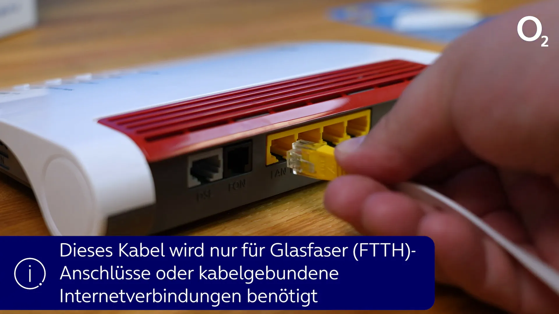LAN-Kabel anschließen