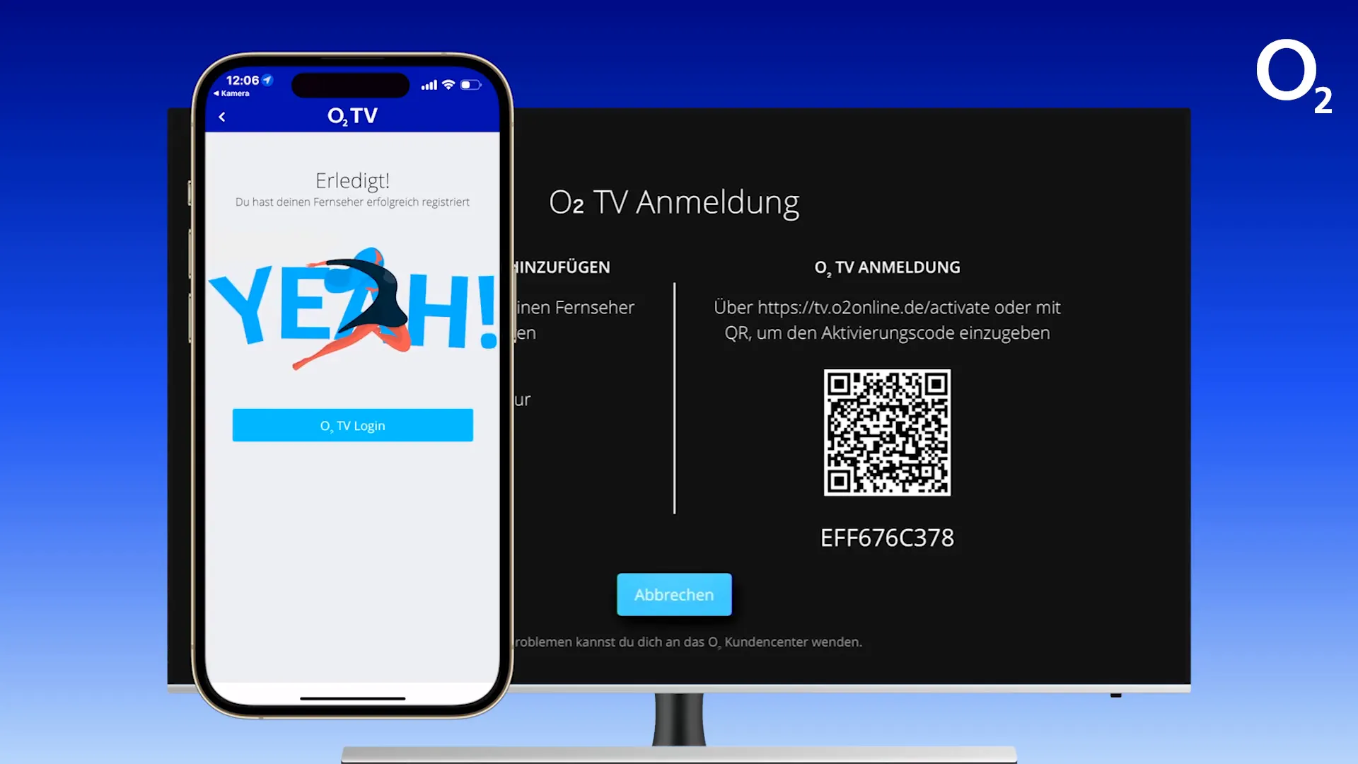Bestätigung der Registrierung