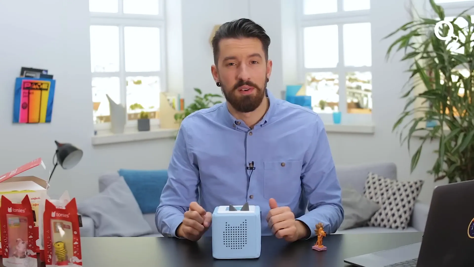 Toniebox in hellblauer Farbe