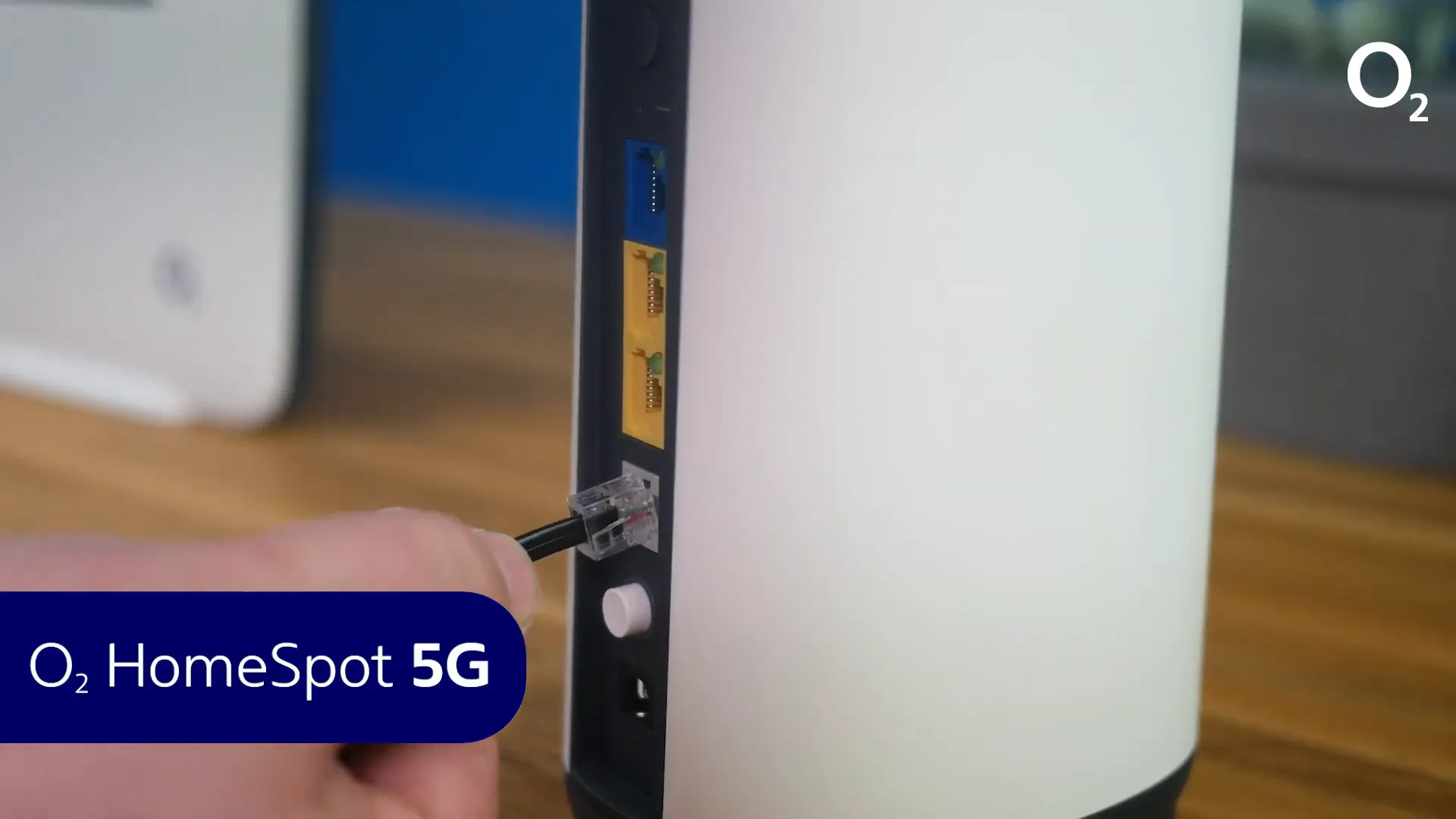 RJ11-Anschluss auf der Rückseite des o2 HomeSpot 5G