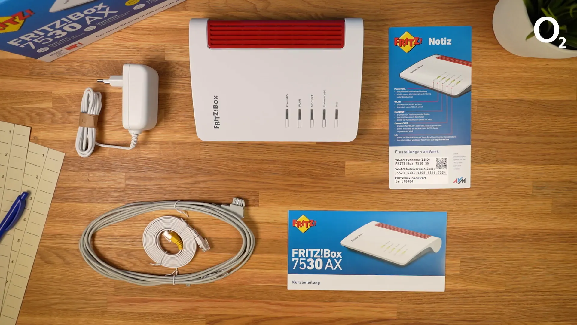 Inhalt der Fritz!Box 7530 AX Verpackung