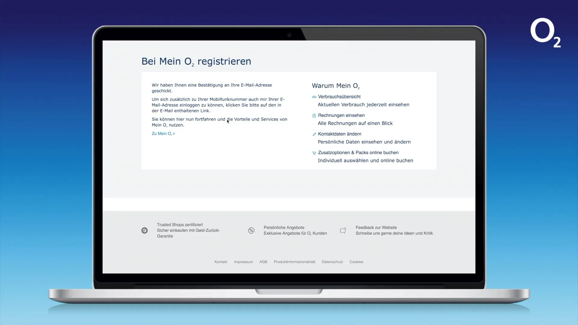 Bestätigungslink anfordern