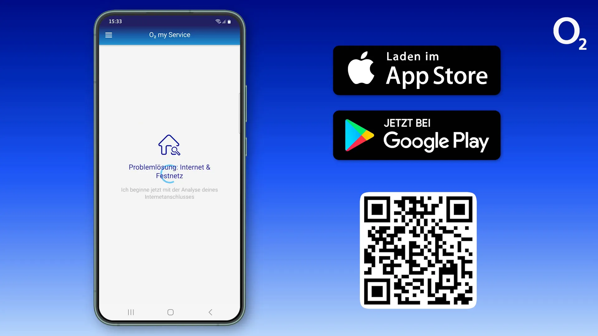 Screenshot der o2 my Service App