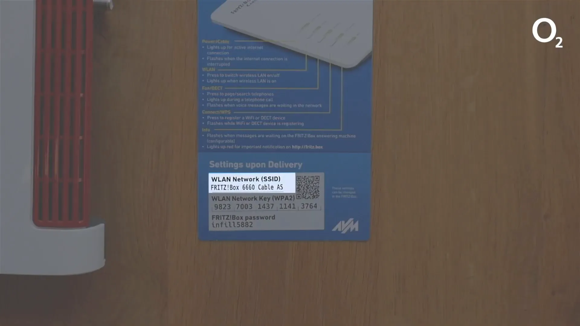 WLAN-Daten auf der Fritzbox