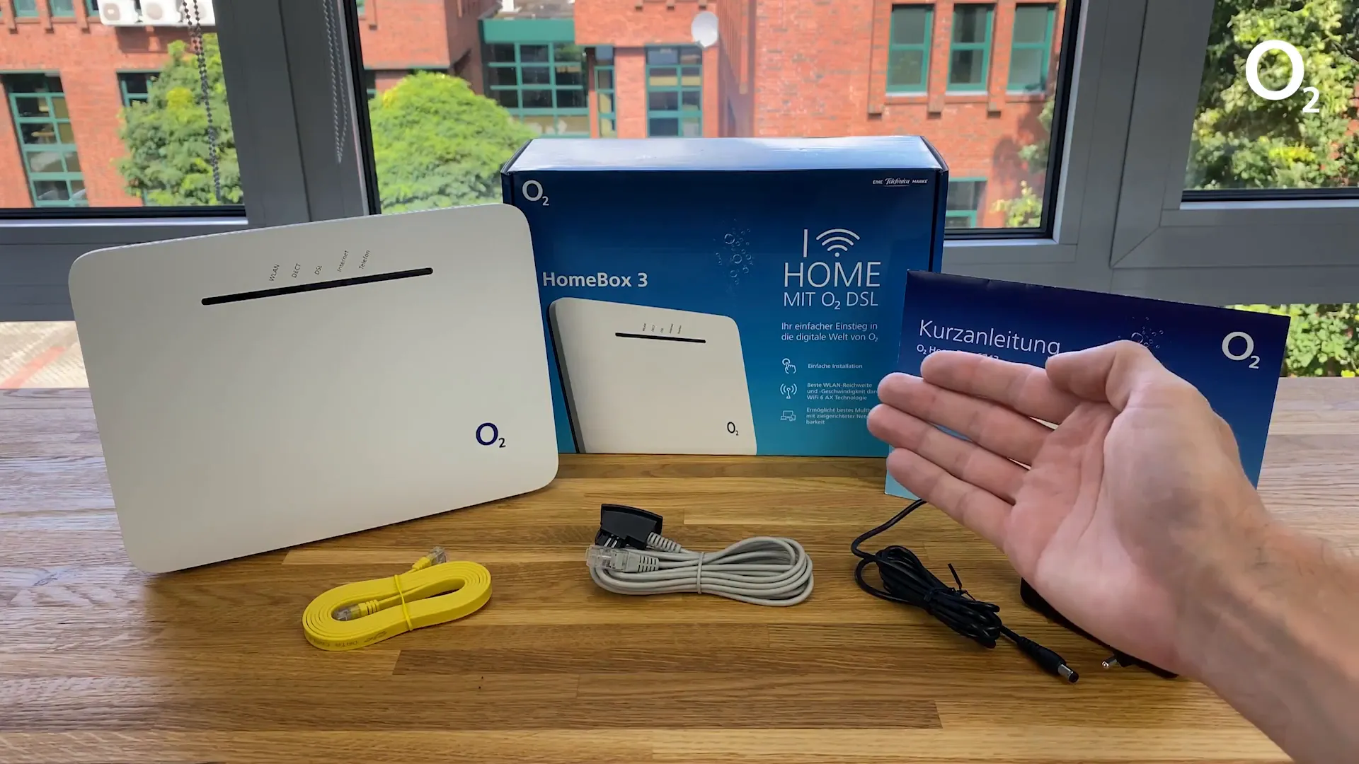 Die o2 Homebox 3 im Lieferumfang