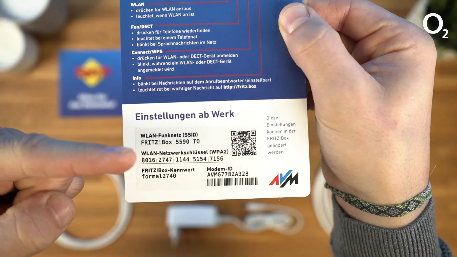 Eingabe des WLAN Netzwerkschlüssels