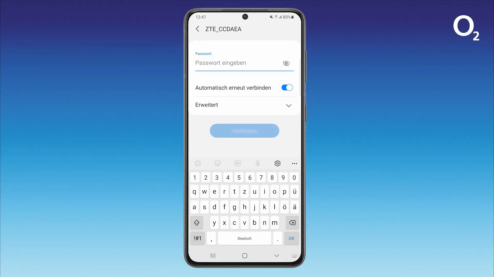 WLAN Einstellungen auf dem Smartphone