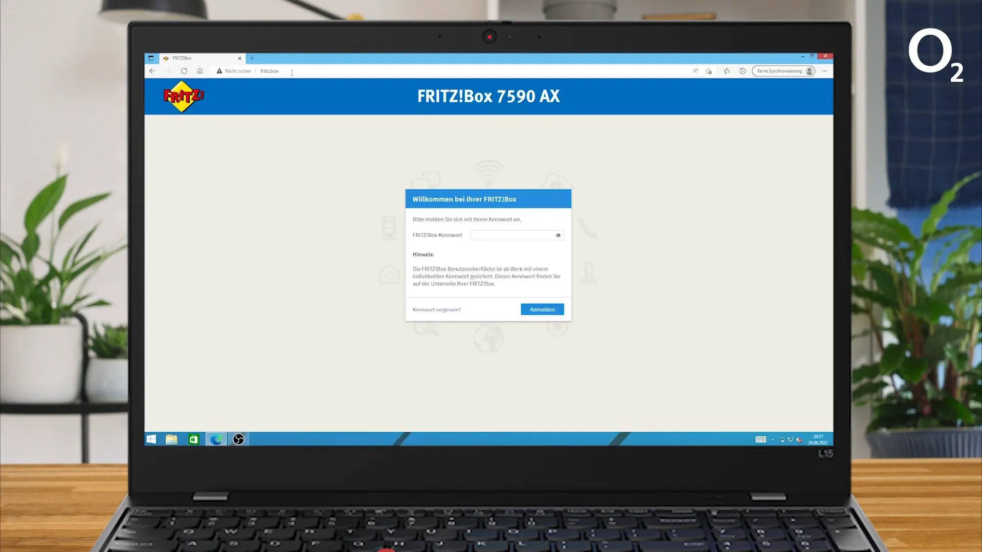 Browser-Zugriff auf die Fritz!Box