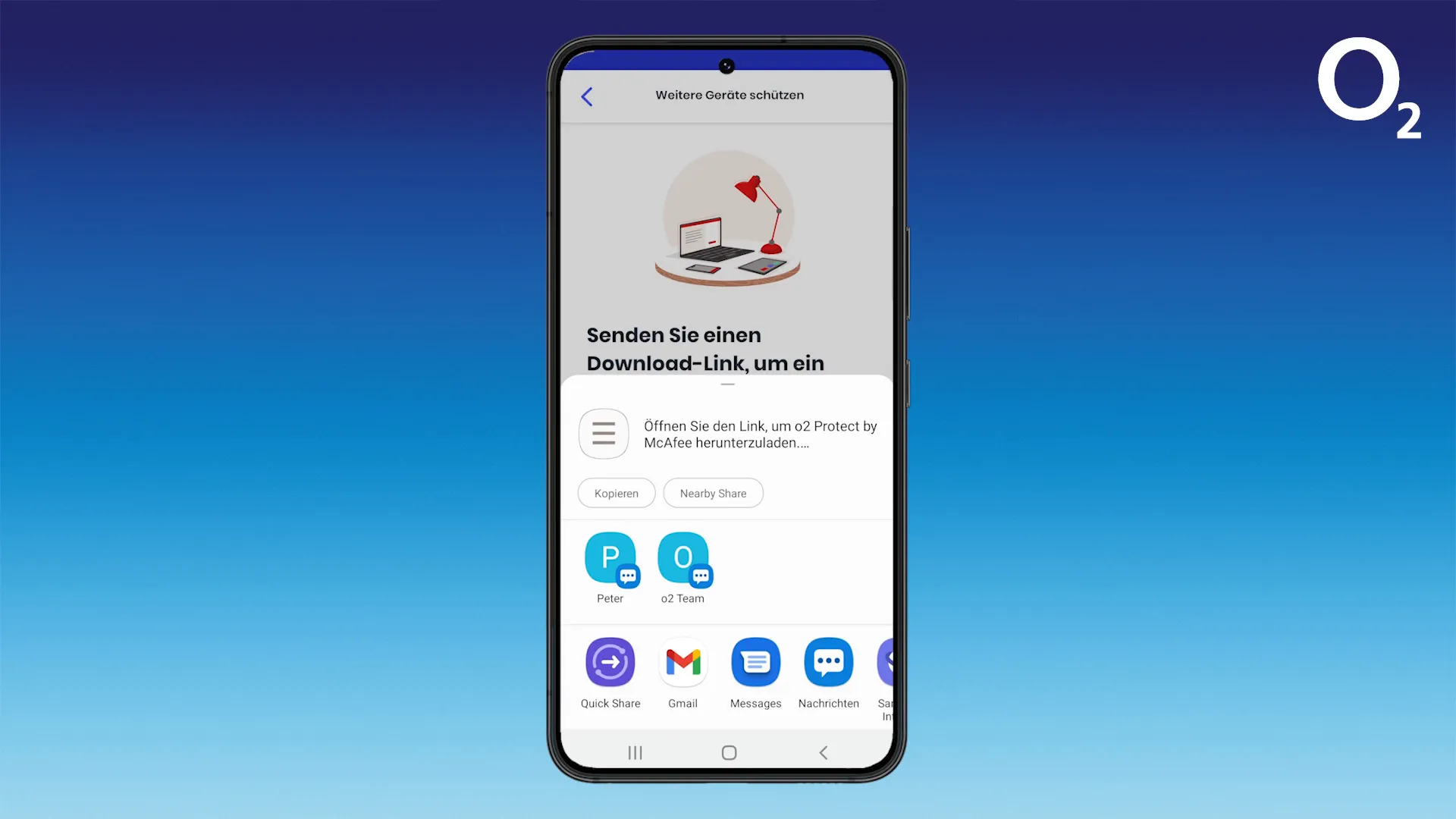 Geräte hinzufügen über Downloadlink