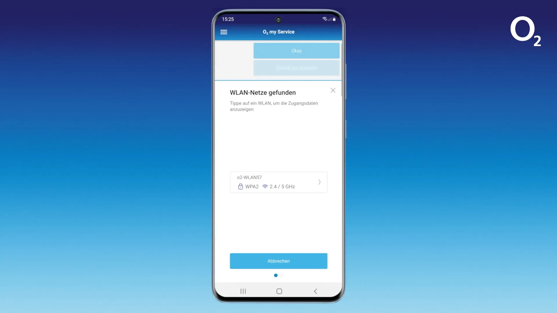 Einrichtung mit der o2 myservice App