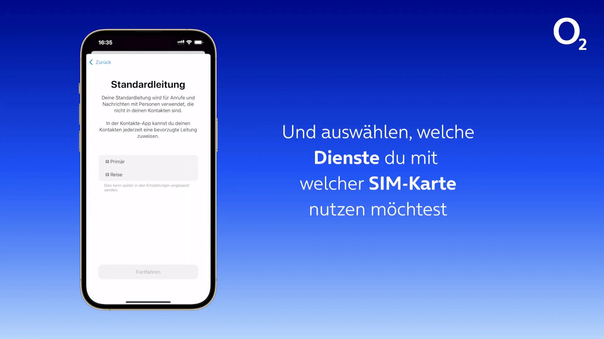 Dienste den SIM-Karten zuweisen