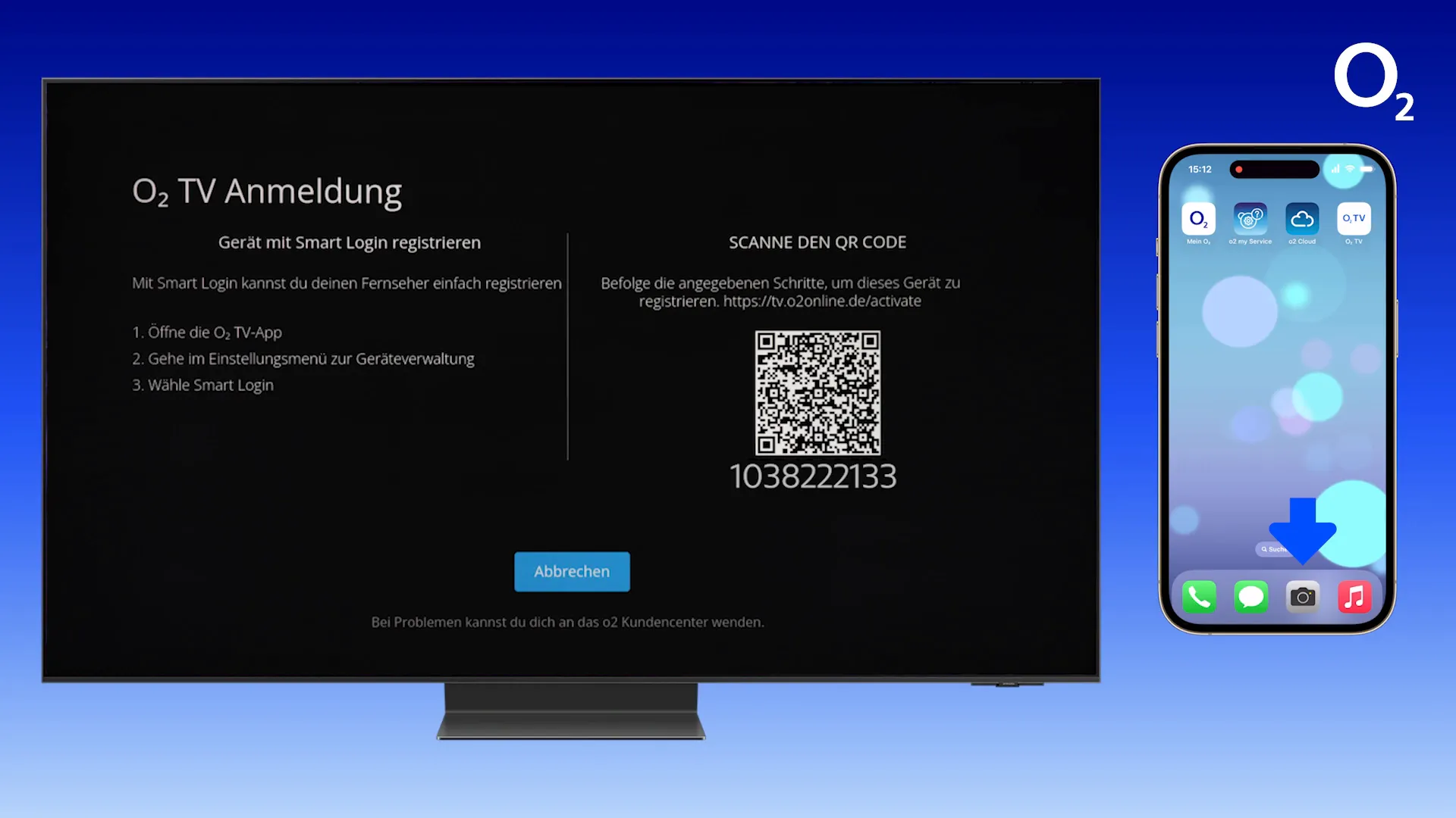 Die o2 TV-App starten